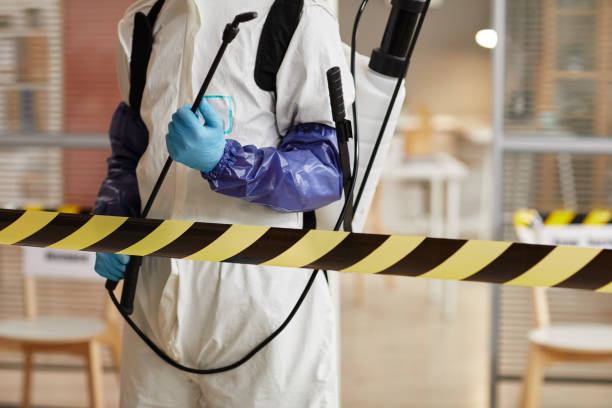 Professional Blood Cleanup technician working in Ashland, MO